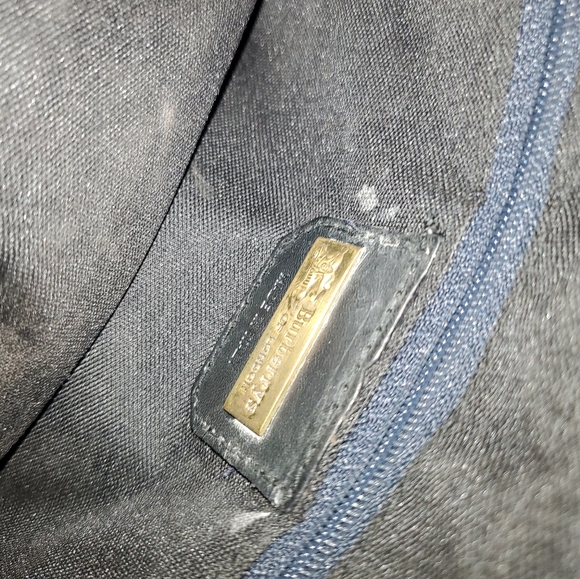 BURBERRY AUTHENTIC VIMTAGE .BLUE CROSSBODY / SLING BAG - Picture 10 of 15
